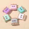 10pcs New Christmas Santa Snowman Silicone Beads For Jewelry Making DIY Pacifier chain Clips Teether Beads Christmas Gifts