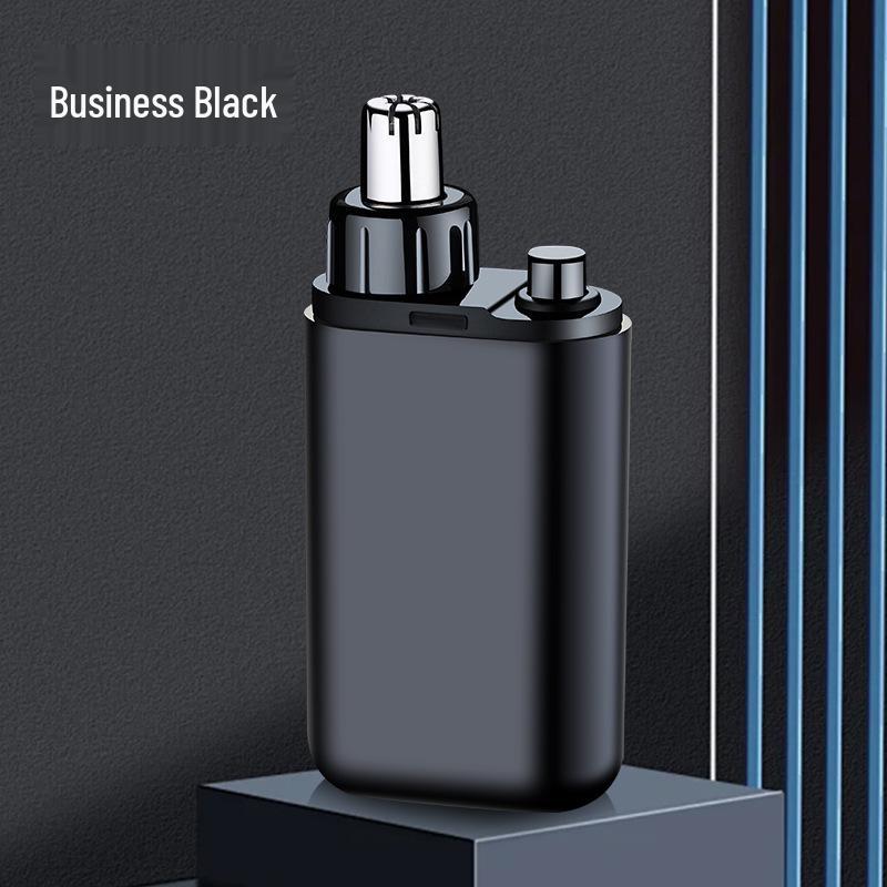 

Перезаряжаемый электрический триммер для волос в носу для мужчин и женщин - Моющийся, Компактный дизайн чёрный