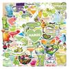 Margarita Cocktail Waterproof Stickers - 55pcs for Journaling, Water Bottles, Laptops