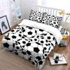 Soccer-Themed Three-Piece Sports Set Kid'S And Adults' Bedroom Decor, Exquisite Three-Piece Bedding Set Gift