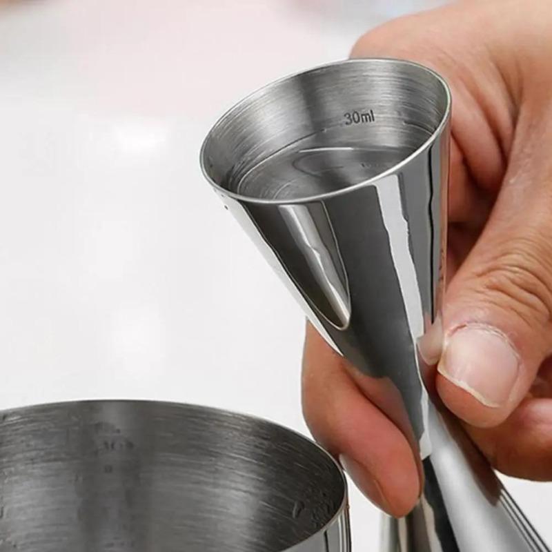 Cocktail Jigger Stainless Steel Measure Cup Double Head Bar Party Wine Cocktail Shaker Jigger for Bar Home Bartender Party