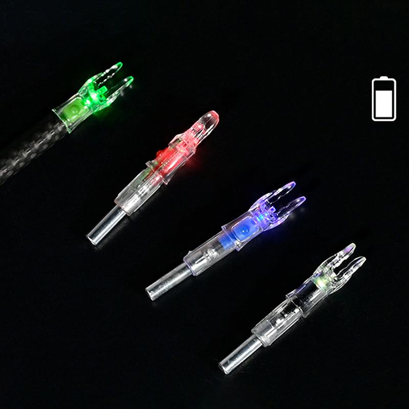 Archery Arrow Led Lighted Nocks 6.2Mm/0.24In Knocks Tail For Compound Recurve Bows/Longbow Arrow Shafts