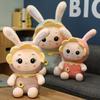 Cute Sun Flower Rabbit Plush Toy Sleeping Soothing Rag Doll Rabbit Doll Scratching Doll Machine Doll