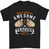 Awesome Teacher Looks Like Teaching Funny Unisexs TShirt 100 Cotton