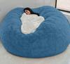 Plush Faux Fur Bean Bag Sofa - Available in 5FT, 6FT, and 7FT Sizes