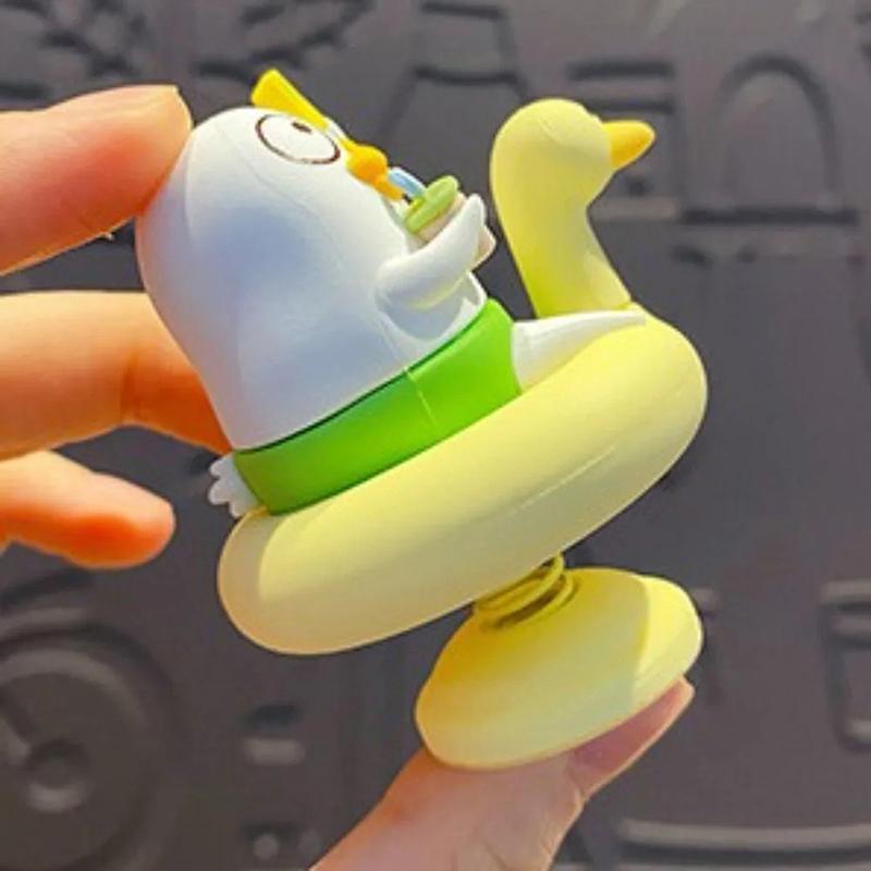 Funny Little Liu Duck Shaking Car Ornaments Statue Cartoon Little Liu Duck Car Decoration Cute Collection Car Bobblehead Figure