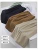 Women's Half Elastic Waist Double Pleated Wide Leg Shorts