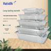 Haisidick Rectangular Disposable Aluminum Foil Food Containers