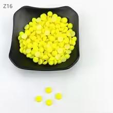 6-12mm Semi Circular Acrylic Flatback Plastic Beads Matte Multi-color Customizable Color Clothing Accessories Beads