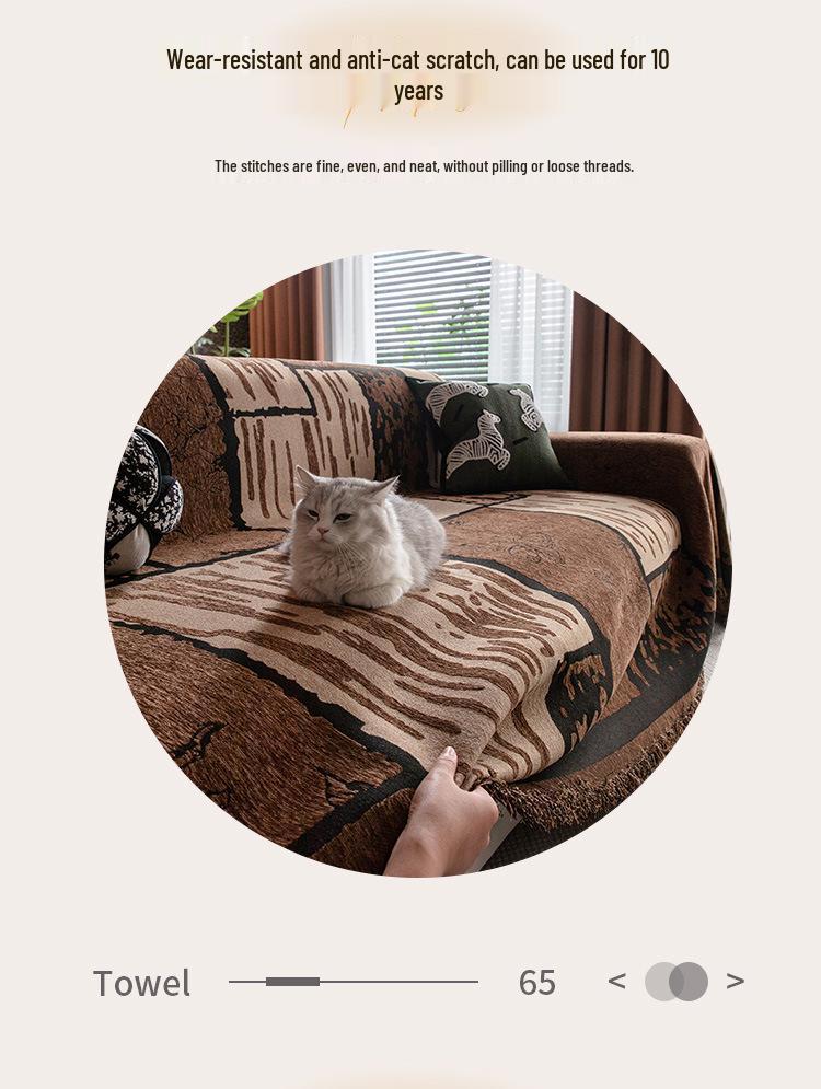 2025 Premium Chenille Universal Sofa Slipcover: All-Season One-Piece Full Cover