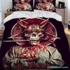 Slayer Heavy Metal Band Music Comforter Bedding Set,Duvet Cover Bed Set Quilt Cover Pillowcase,king Queen Size Bedding Set Boys