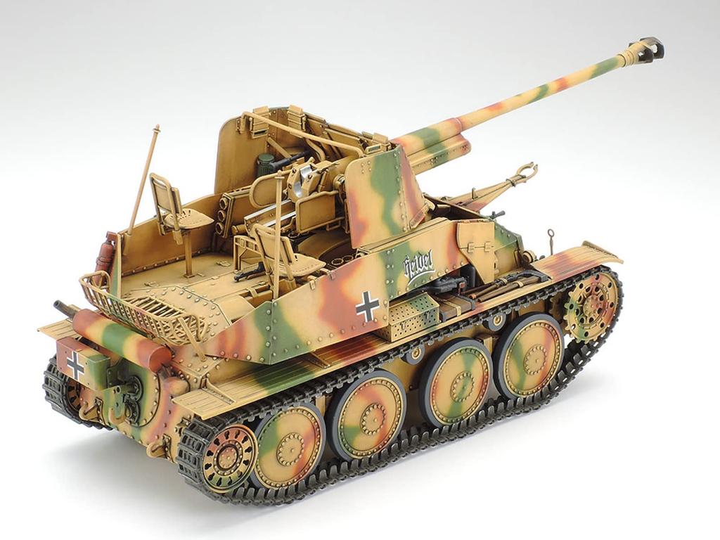 Tamiya 1/35 Military Miniature Series No. 248 German Army Marder III 7.62cm Pak 36 Self-Propelled Anti-Tank Gun Plastic Model Kit 35248