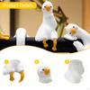Adorable Goose Figurine, Computer Decoration, Small Statue, Easy Installation, Car Navigation