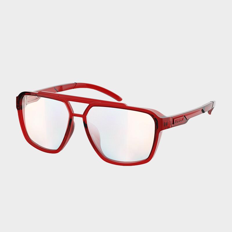 Pilli Forest Sports Sunglasses (Shiny Red Tint)