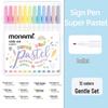 Korea Monami 12-Color Water-Based Sign Pen Set for Writing & Coloring