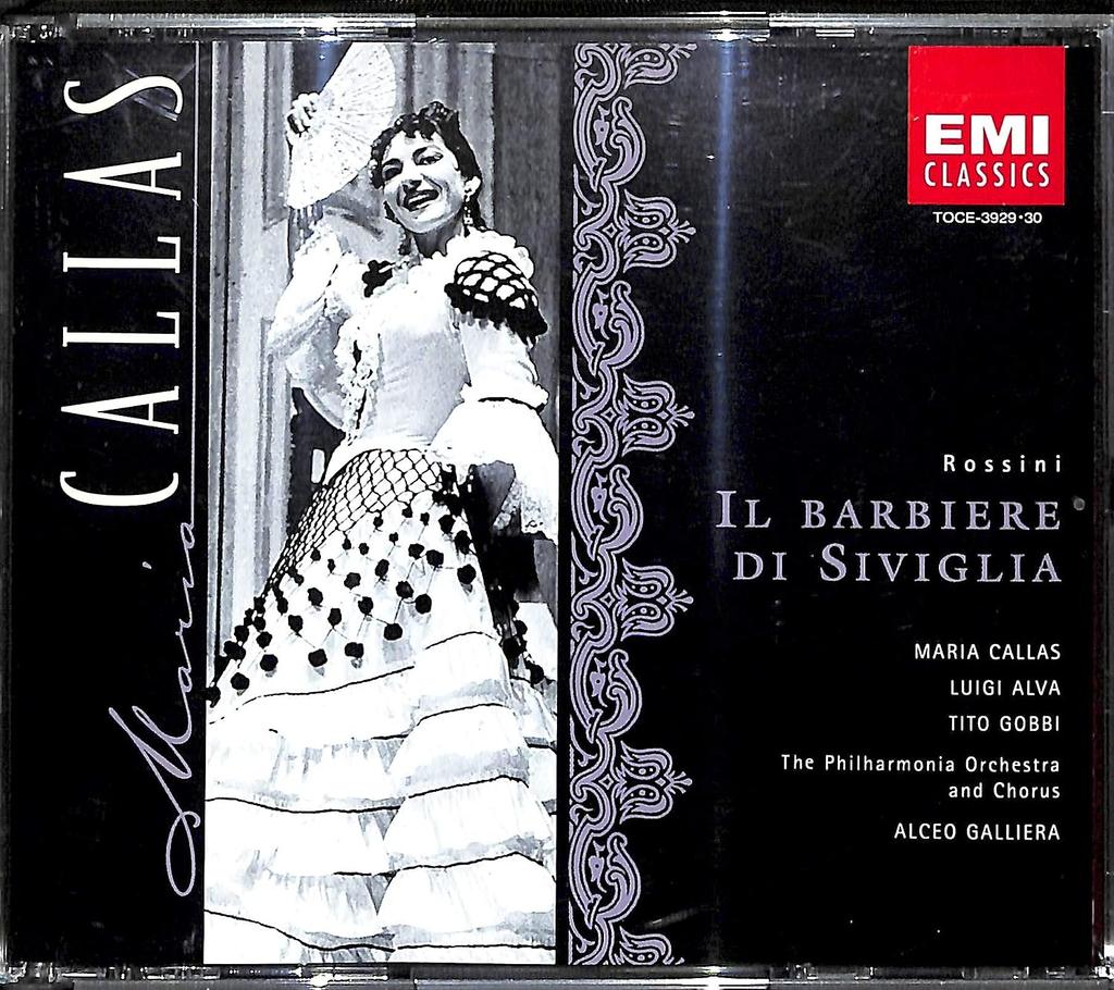 CD CALLAS (MARIA), PHILHARMONIA CHORUS - Rossini: The Barber of Seville  TOCE392930 Japan ObiClassical Used
