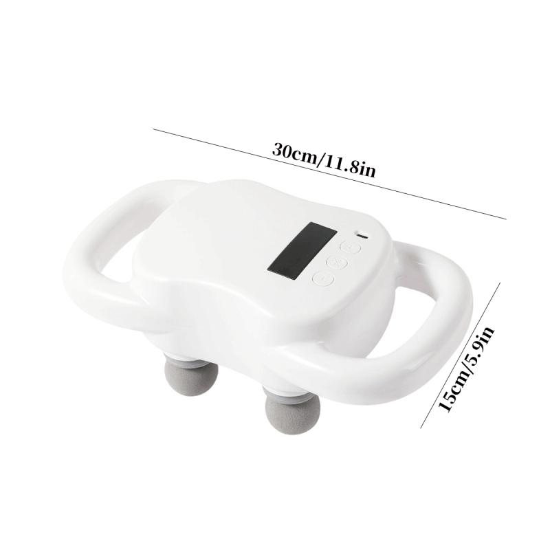 Four-head Fascia Gun Muscle High Power Waist Male And Female Body Relief Cervical Spine Low Back Massager