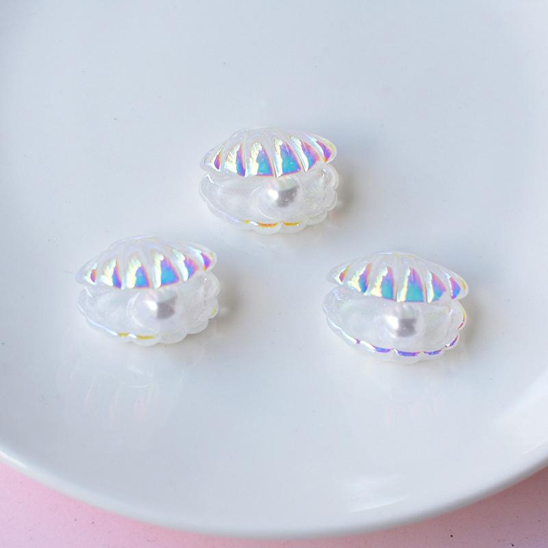 1Set Sea Shell Hole Punch Shoe Charms Diy Ocean Lava Rock & Starfish Shoe Clips For Summer Sandals & Slippers Decorations