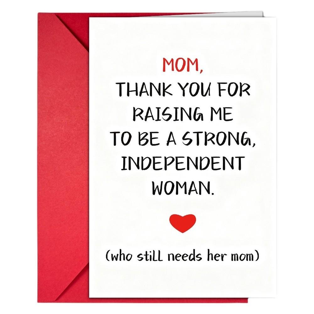 10Pcs/Set Folding Mother's Day Greeting Card Elegant Holiday Card Thank You Card Invitations Cards