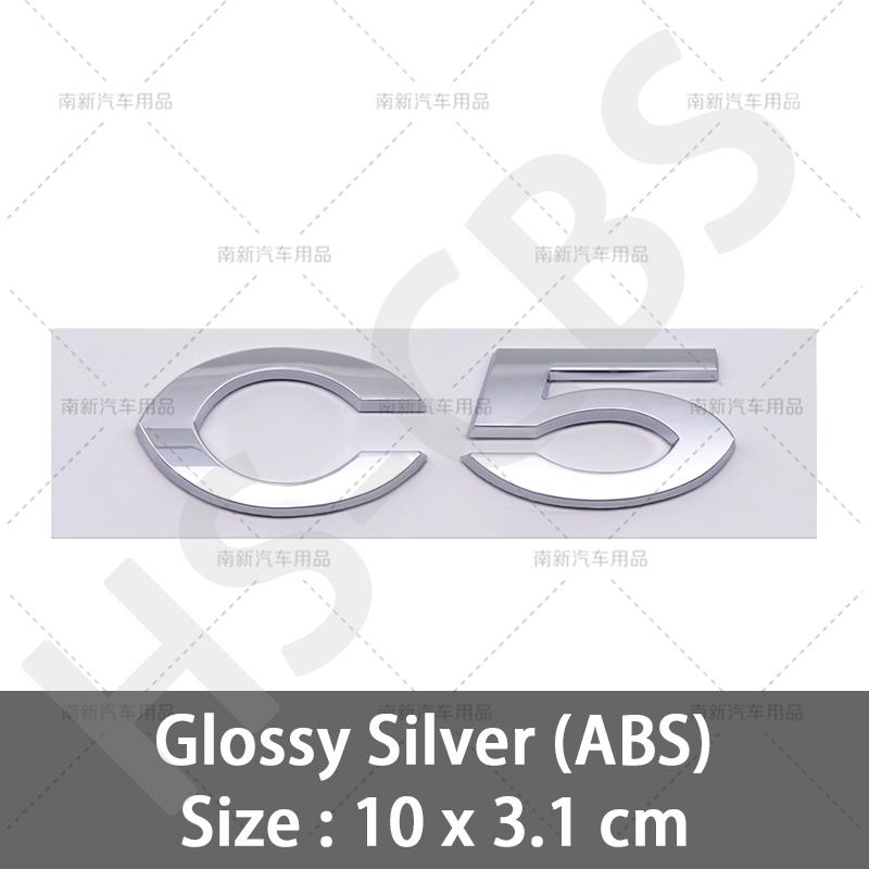 ABS C2 C4 C5 Heckklappen Emblem Logo Plakette Für Citroen C2 C4 C5 Auto Styling Heckklappen Aufkleber Emblem Heckklappen Aufkleber Zubehör ait256