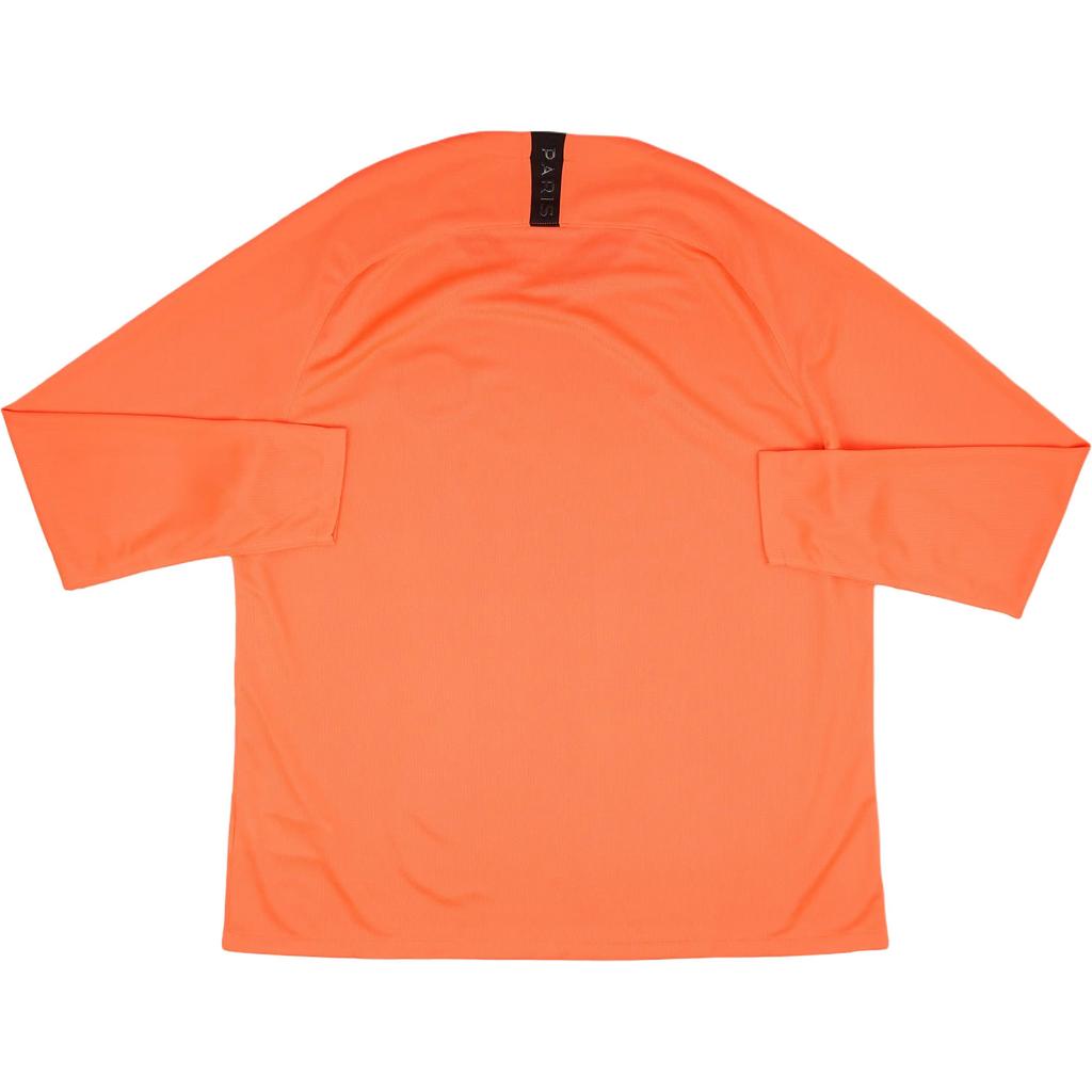 Jordan Air 2019-20 Paris Saint-Germain Comfortable Simple Versatile Long Sleeve Football Shirt Men Tops Orange AJ5681-613