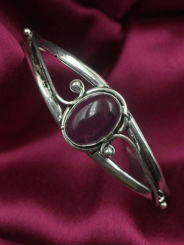 

Зеленый оникс Gemstone 925 Sterling Silver Plated Браслет-манжета ручной работы