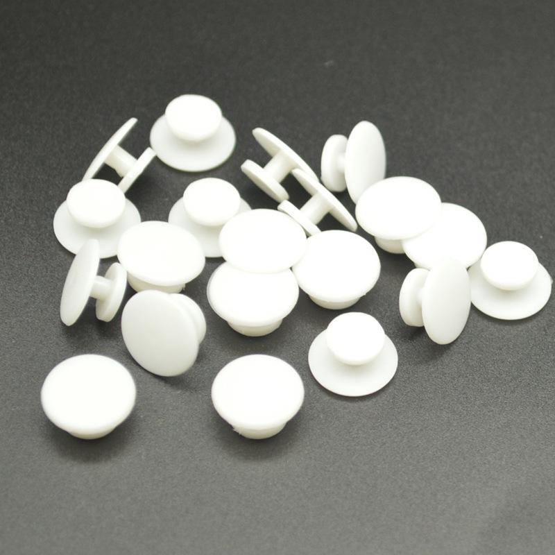 100Pcs Round Buckle Shoe Charms Croc DIY Accesseries Plastic Button For Hole Shoes Garden Shoe Diy Croc Fastener Accessories