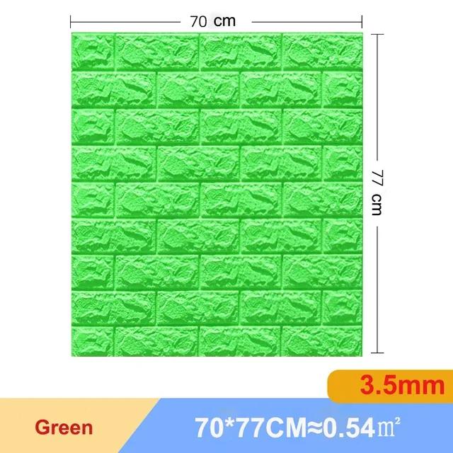 1/5/10 Pcs 3D Wall Stickers Self Adhesive Foam Panels Home Wall Decor Living Room House Brick Sticker Wallpaper Decoration