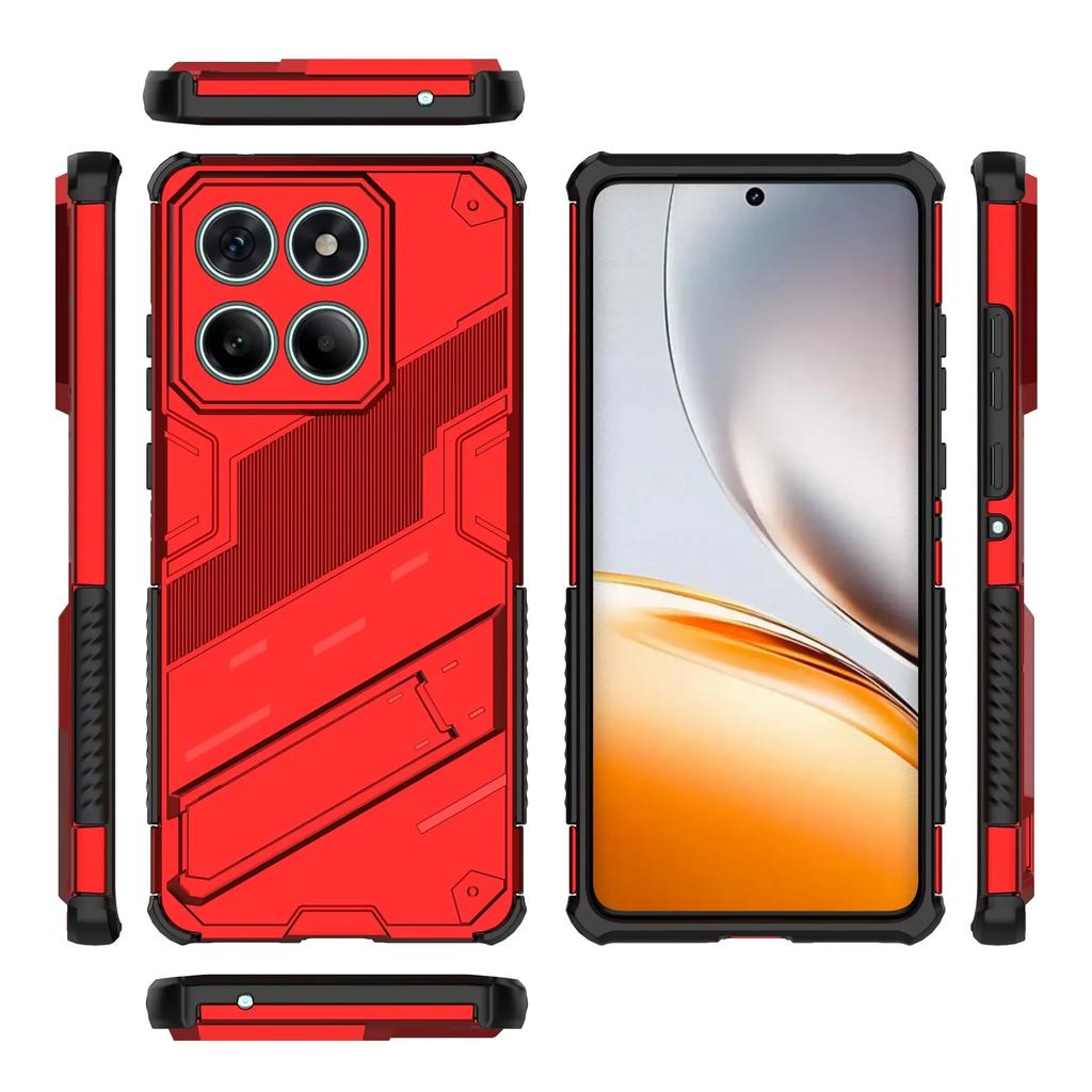 Robuste Rüstungs-Handyhülle für Fortgeschrittene für Motorola MOTO Edge 60 50 Fusion G24 G04 E14 Mit Ständer Harte PC-Stoßfeste Rückseite