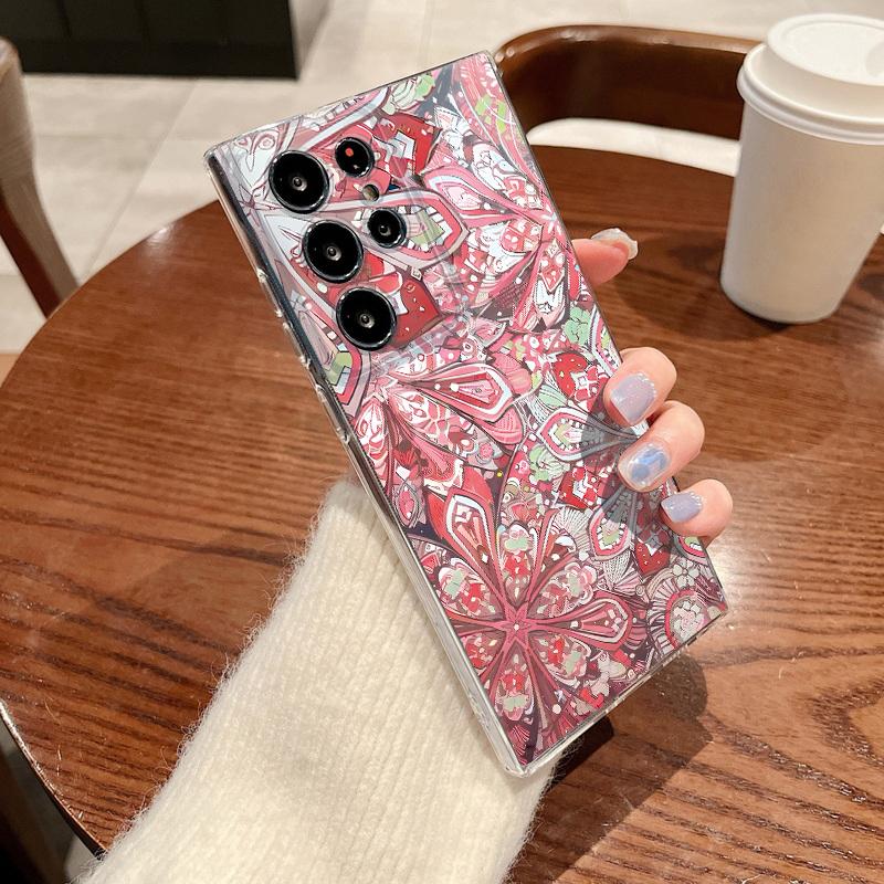 Funda Estilo Europeo Vintage Para Samsung Galaxy S26 Ultra S25 FE S24 S23 S22 A54 A15 A35 A55 A16 A36 A56 A17 A37 A57 5G