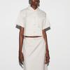 (WMNS) Gucci GG Cotton Gabardine Shirt 'Light Beige' Women's 784901-ZAQUK-2312