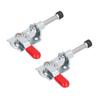 2pcs Push Pull Toggle Clamp High Efficiency Quick Release Toggle Clamp Jig for Welding Electronic Equipment Installation