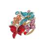 Vintage, Personalized, Creative Alloy, Diamond Studded, Exaggerated Ring, Fashionable New Starfish Joint Ring