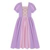 European and American Princess Style Knitted Belle & Cinderella Dress for Girls - Snow White Theme