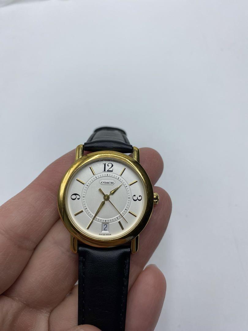 

[USED] Coach W505 Date Gold Quartz