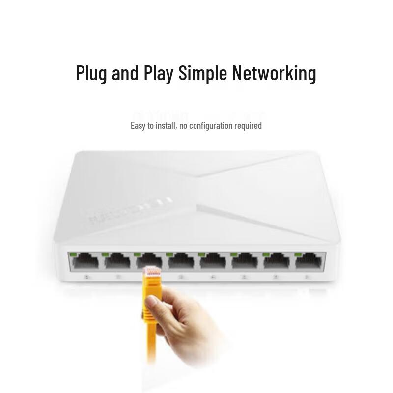 

H3C Mini S2E 8-Port 100Mbps Unmanaged Ethernet Switch