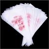 Piping Pastry Bag Pack of 100 Plastic Disposable Cream Pastry Bag Cake Icing Sugarcraft Cupcake Piping Decorating Tool For Baking Supplies (Small
