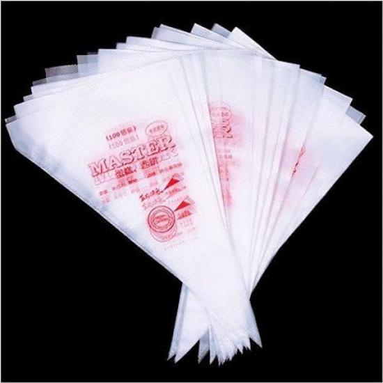 Piping Pastry Bag Pack of 100 Plastic Disposable Cream Pastry Bag Cake Icing Sugarcraft Cupcake Piping Decorating Tool For Baking Supplies (Small