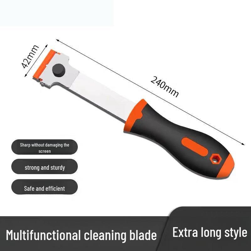 Multifunctional Mini Spatula for Cleaning, Decontamination, and Glue Scraping in Car Film Applications.