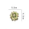 1Pcs Elegant Classical Style Flower Lapel Pin Exquisite Luxury Peony Flower Brooch For Suit Cheongsam Sophisticated Taste
