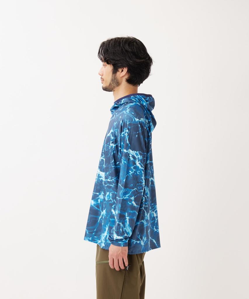 Lindis Sun Hoodie Hoodie for Men and Light Size M [Snow Peak] EP-CS-26SU003 Women, Grey,