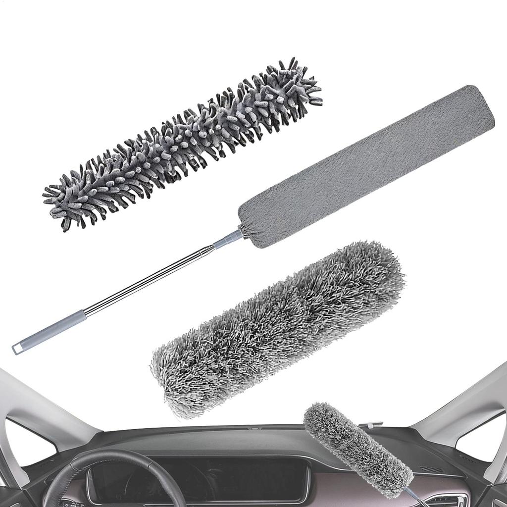 Multifunctional Microfibre Brush Gap MopTelescopic Washable Duster Long Extendable for Spider Web Remover Dust Cleaning