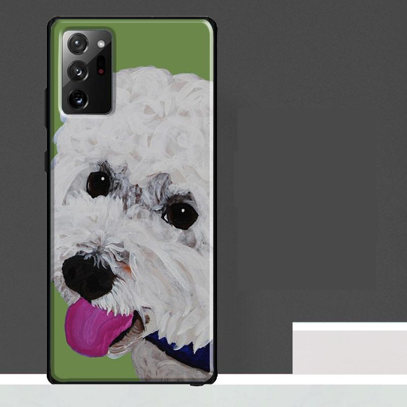 Bichon Frise Dog Puppy Case For Samsung Galaxy S25 Ultra S21 S22 S23 S24 Ultra S9 S10 S20 Plus S25 FE Phone Cover
