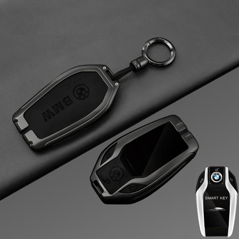Car Key Case Cover Fob Protector Shell for BMW Display LED 5 7 series G11 G12 G30 G31 G32 i8 I12 I15 G01 X3 G02 X4 G05 X5 G07 X7 dnsh52