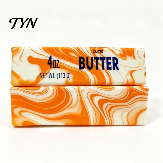 Butter Bar Sensory Toys Flow Pattern Stick Squeeze Toy, Slow Rebound Toy for Shape Stress Relief, Soft Stretchy Fidget Strip Desk Office