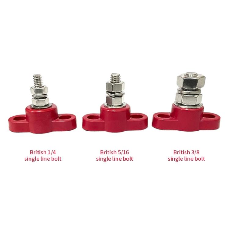 Power Distribution Terminal Block Battery Post Junction 48V Bus Bar Terminals for Car Boats Marine 50A