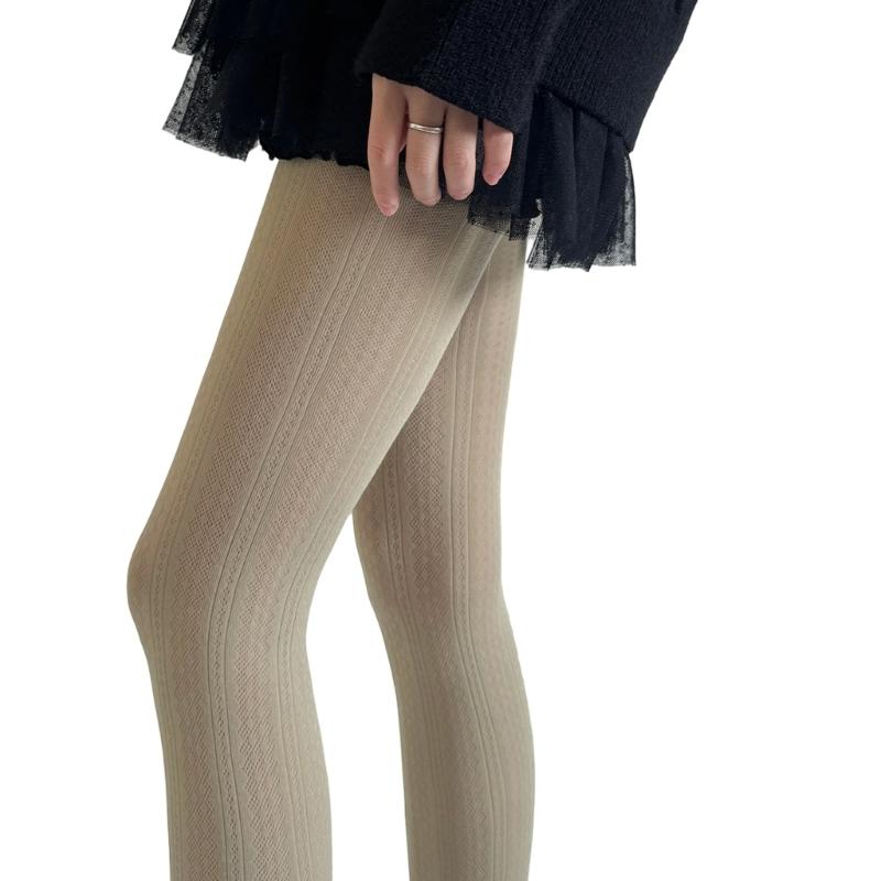 Women Cotton  Tights Long Stockings Fashion Spring Autumn Pantyhose High Elastic Female Girls Tights