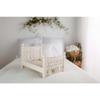 Cotton Rope Woven Retro Mini Bed Frame Infant Support Sofa Baby Doll Ornament Studio Photo Basic Tool Boys Girls Practical Gift