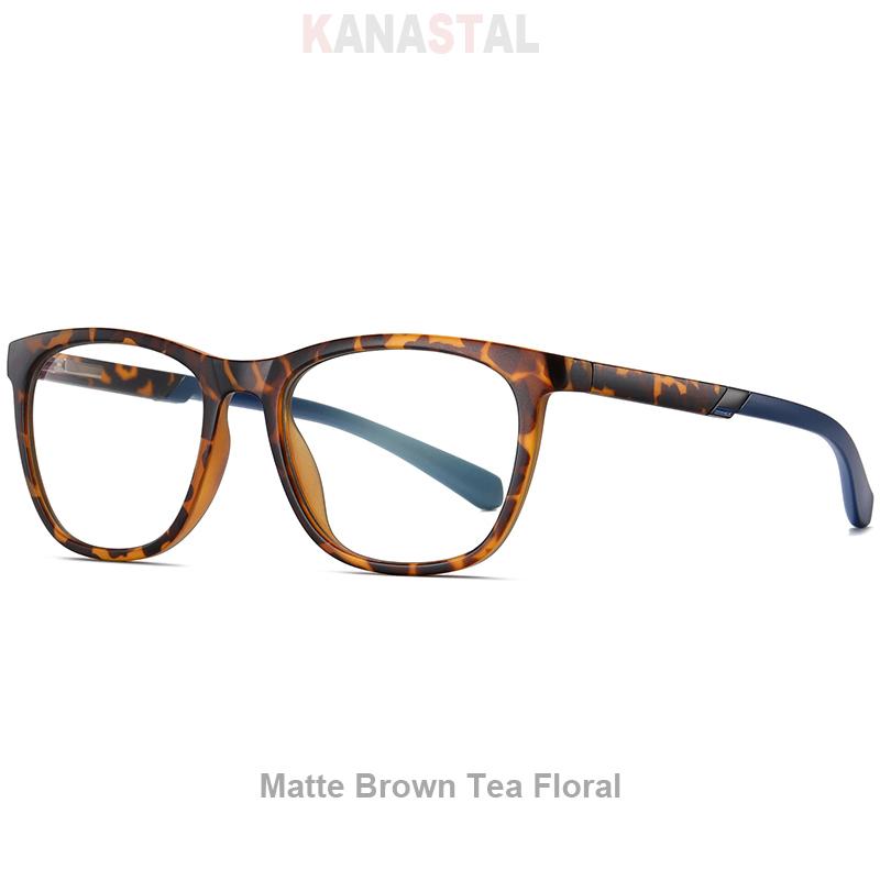 

Men Blue Light Blocking Glasses Optical Lenses Prescription Myopia Reading Eyewear Women Computer TR90 Square Eyeglasses Frame Anti blue 0