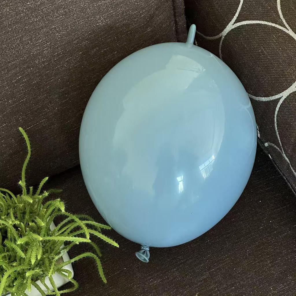 10-Inch Thickened Needle Tail Heart Hot Air Balloon Decorations for Birthday Parties